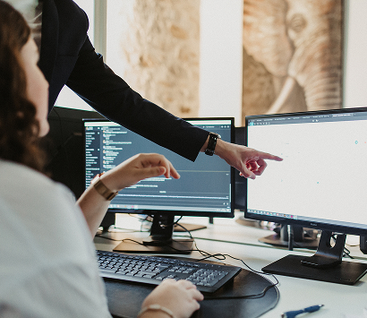 Photo d'équipe de l'agence web Creasit