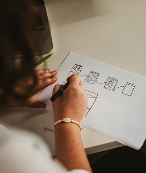 Photo d'équipe de l'agence web Creasit