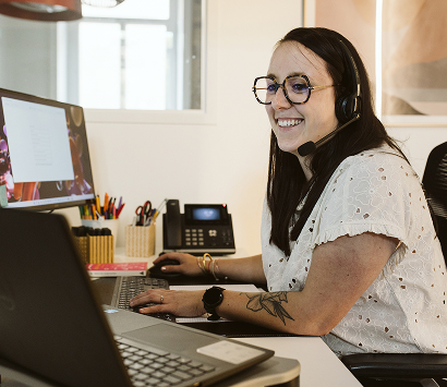 Photo d'équipe de l'agence web Creasit